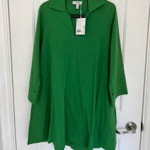 COS A-Line open collar dress